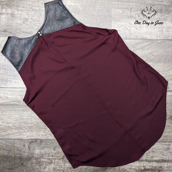 New York & Company Sheer Sleeveless Top Size S - Picture 5 of 5